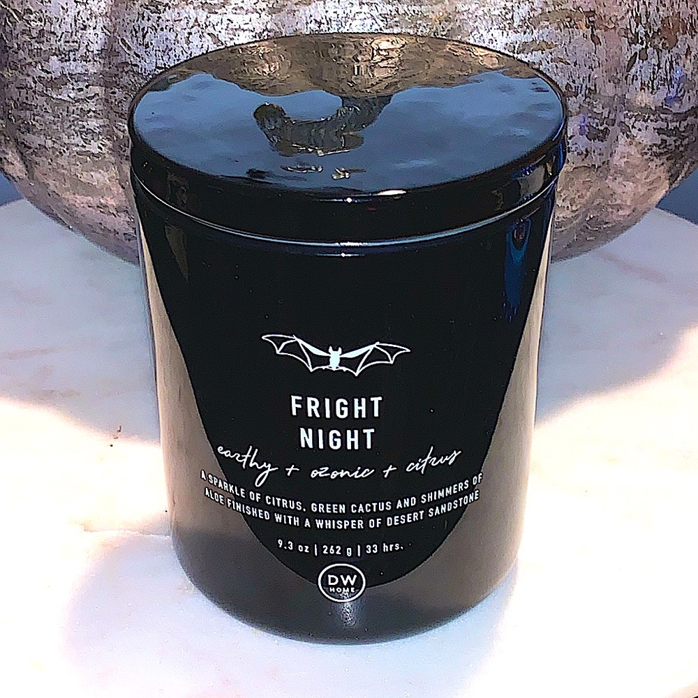 DW HOME CANDLE FRIGHT NIGHT 1 WICK 9.3 oz RICHLY SCENTED NEW